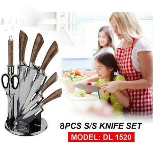 سرویس چاقوی آشپزخانه دلمونتی 8 پارچه DL1520
